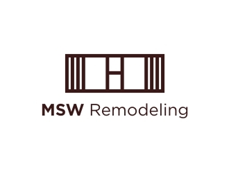 MSW Remodeling  logo design by GemahRipah