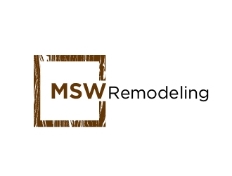 MSW Remodeling  logo design by cybil