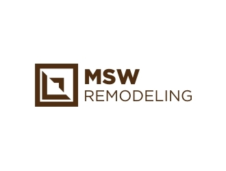 MSW Remodeling  logo design by GemahRipah