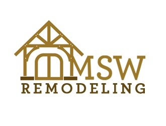 MSW Remodeling  logo design by nikkl