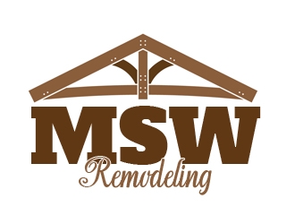 MSW Remodeling  logo design by gilkkj