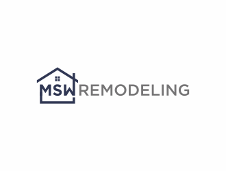 MSW Remodeling  logo design by huma