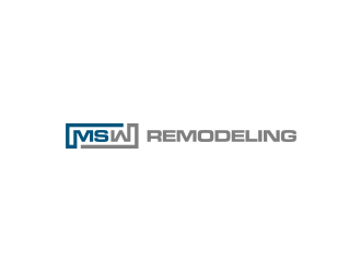 MSW Remodeling  logo design by logitec