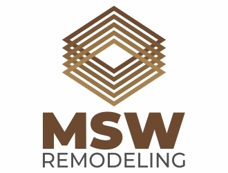 MSW Remodeling  logo design by rig84