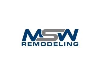 MSW Remodeling  logo design by agil