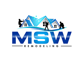 MSW Remodeling  logo design by 3Dlogos