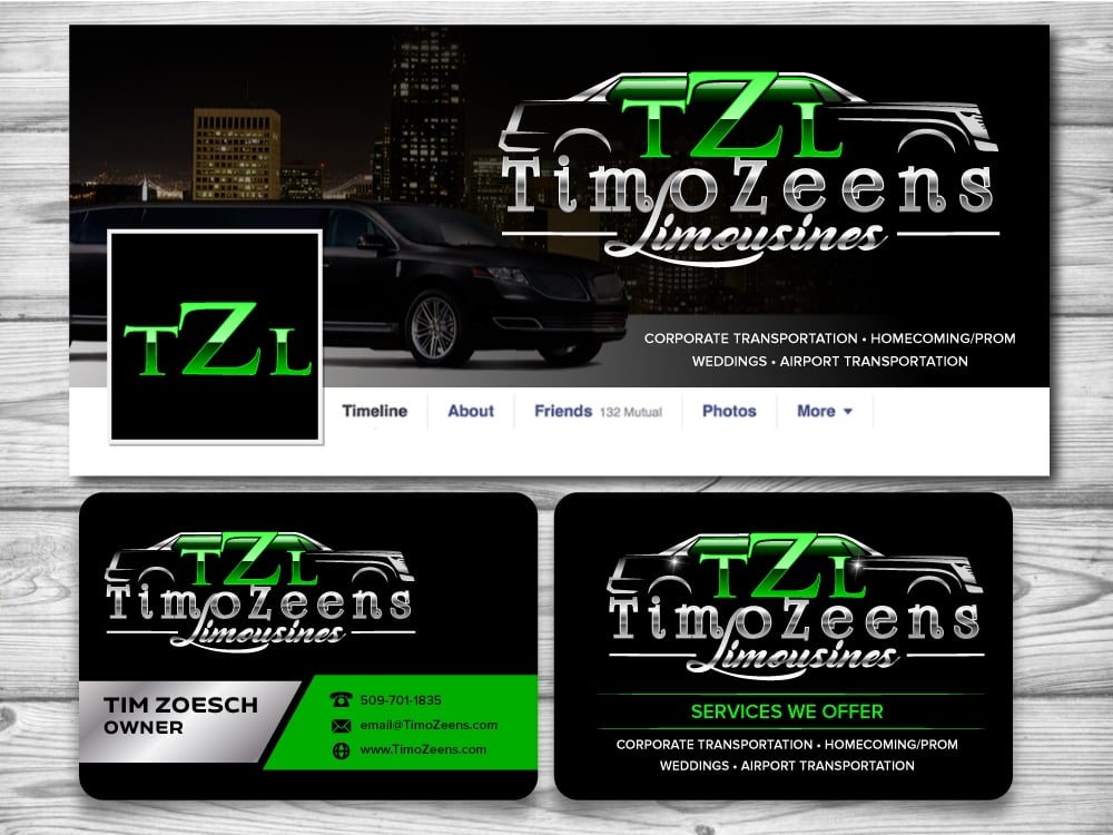 TimoZeens Limousines logo design by jaize
