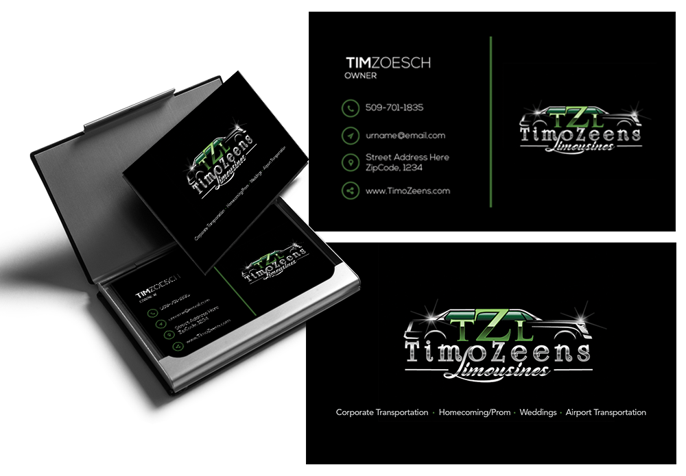 TimoZeens Limousines logo design by kunejo