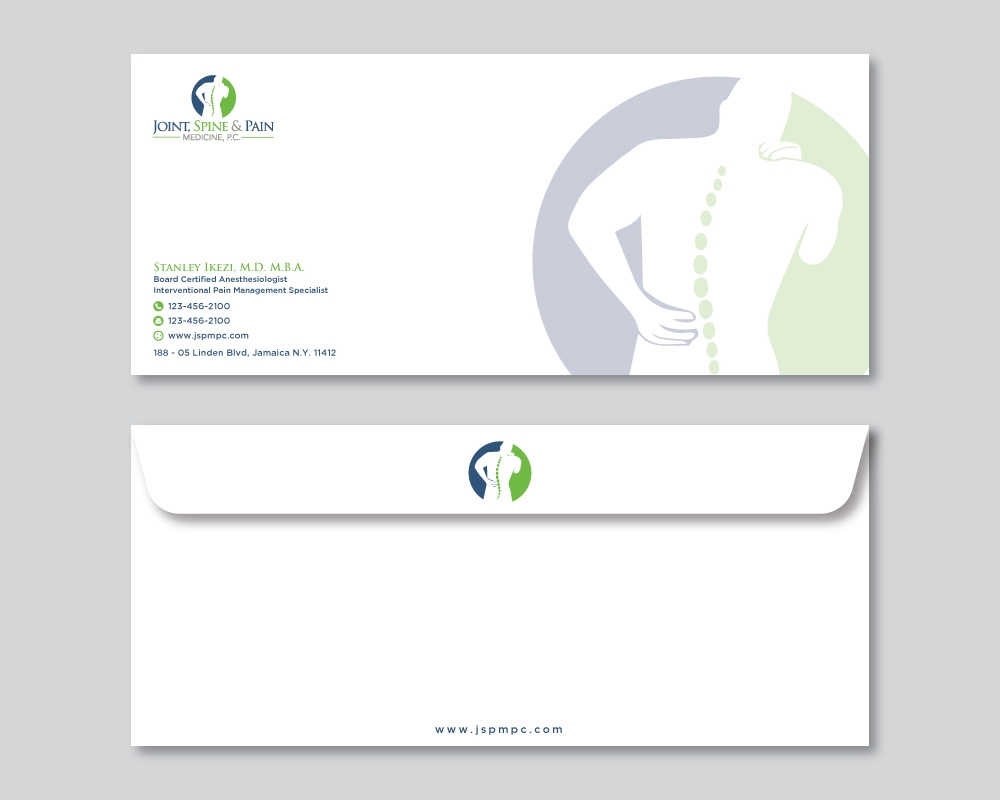 Joint, Spine & Pain Medicine, P.C. logo design by Boomstudioz