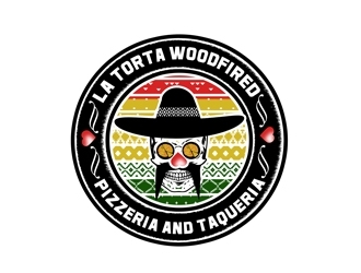 La Torta Woodfired Pizzeria and Taqueria logo design by bougalla005