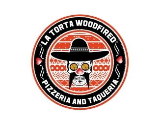 La Torta Woodfired Pizzeria and Taqueria logo design by bougalla005
