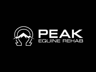 Peak Equine Rehab logo design by maserik