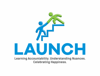LAUNCH logo design by mikael