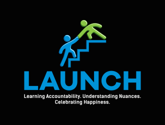 LAUNCH logo design by mikael
