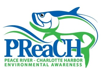 PReaCH ( Peace River Charlotte Harbor environmental awareness )  Logo Design