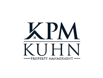 Kuhn Property Management (KPM) logo design by nikkl
