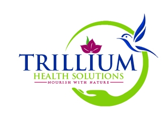 Trillium Health Solutions logo design by nikkl