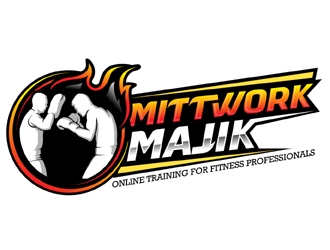 MITT WORK MAJIK logo design by MAXR