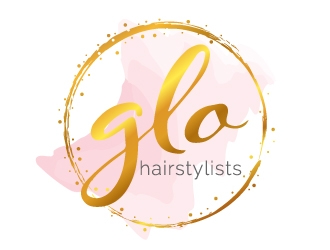 glo hairstylists  logo design by jaize