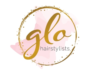 glo hairstylists  logo design by jaize