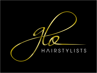 glo hairstylists  logo design by mutafailan