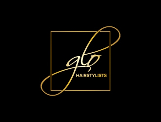 glo hairstylists  logo design by KHAI
