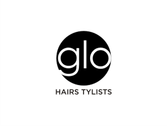 glo hairstylists  logo design by sheilavalencia