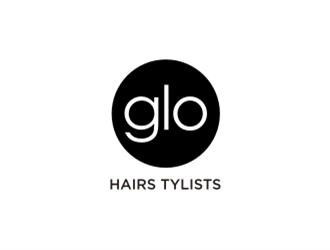 glo hairstylists  logo design by sheilavalencia