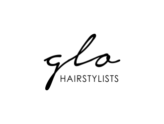 glo hairstylists  logo design by akhi