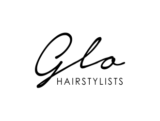 glo hairstylists  logo design by akhi