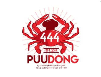 Puudong444 logo design by Suvendu