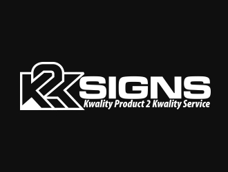 K2K SIGNS logo design by sgt.trigger