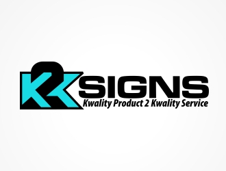 K2K SIGNS logo design by sgt.trigger