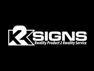 K2K SIGNS logo design by sgt.trigger