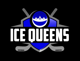 ICE QUEENS logo design by ElonStark
