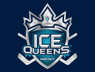 ICE QUEENS logo design by MCXL