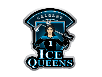 ICE QUEENS logo design by SiliaD
