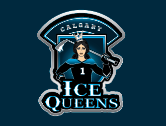 ICE QUEENS logo design by SiliaD