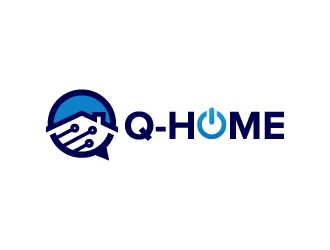 Q-Home logo design by jaize