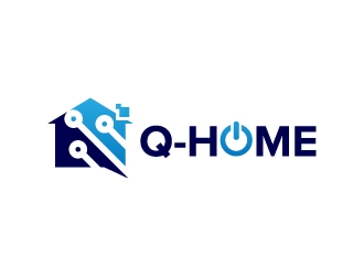 Q-Home logo design by jaize