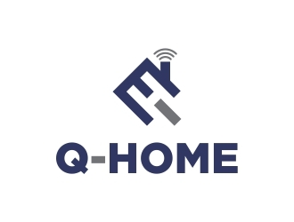 Q-Home logo design by Royan