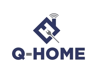 Q-Home logo design by Royan