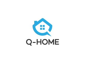 Q-Home logo design - 48hourslogo.com