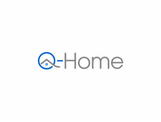 Q-Home logo design by mutafailan