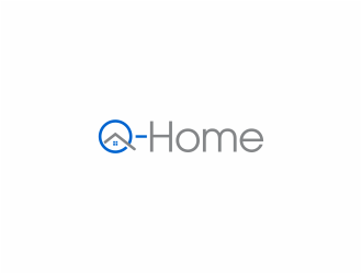 Q-Home logo design by mutafailan