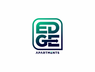 EDGE APARTMENTS logo design by FloVal