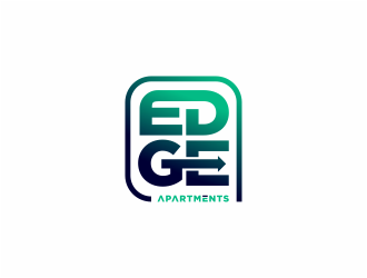EDGE APARTMENTS logo design by FloVal