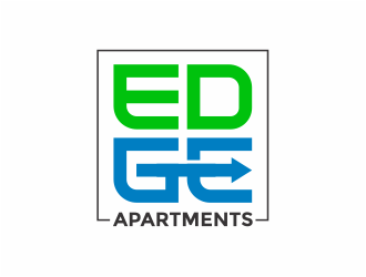 EDGE APARTMENTS logo design by mutafailan