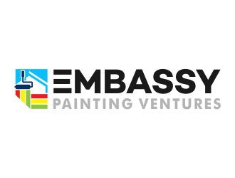 Embassy Painting Ventures logo design by mikael