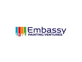 Embassy Painting Ventures logo design by ElonStark